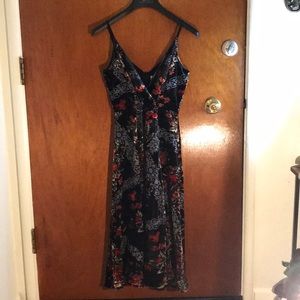 Velvet Anthropologie floral dress